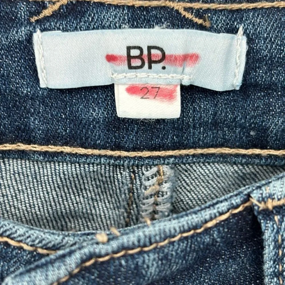 BP Jeans High‎ Rise Skinny Distressed Jeans Size 27 NWT